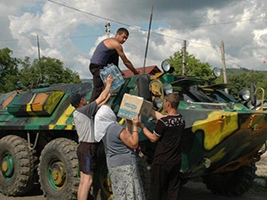 Житель Прикарпатья подарил батальону «Айдар» собственный БТР