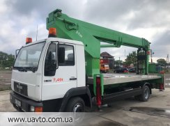 Автовышка MAN L200 Rutmann T310 (31m GERMANY) 200 кг